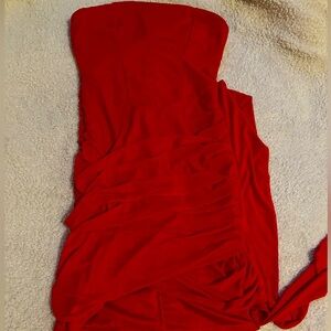 SHEIN Small Red Bodycon Dress